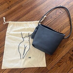 Paloma Wool Black Bucket Bag